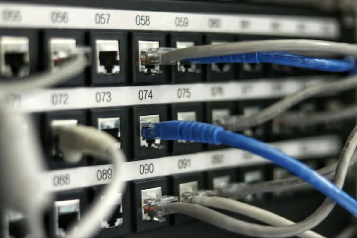 Patch panel in a dedicated, isolated environment
