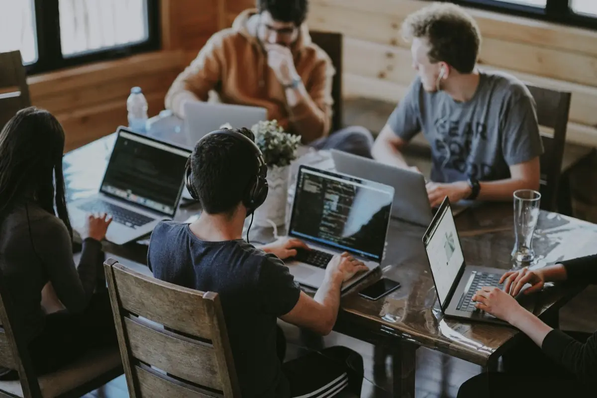The Binadit team working together
